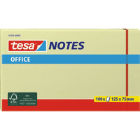 tesa® Haftnotizen Office Notes 125 x 75 mm, 100 Blatt gelb