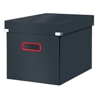 Tároló doboz LEITZ Cosy Click&Store kocka L méret bársony szürke