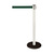 Barrier Post / Barrier Stand "Guide 28" | white green similar to Pantone 3302 C 2300 mm