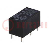 Relay: electromagnetic; DPST-NC; Ucoil: 12VDC; Icontacts max: 5A