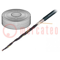 Wire: control cable; chainflex® CF10.UL; 4x0.5mm2; grey; stranded