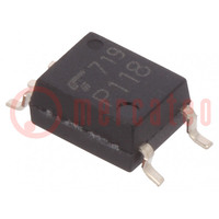 Optocoupler; SMD; Ch: 1; OUT: gate; 3.75kV; Gull wing 8