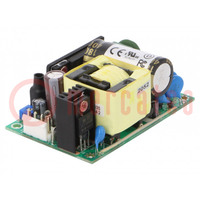 Power supply: switched-mode; open; 80W; 120÷370VDC; 90÷264VAC