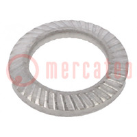 Washer; conical; M4; D=7mm; h=1.2mm; A2 stainless steel; BN 20041