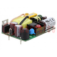 Converter: AC/DC; 20W; 90÷264VAC; 5VDC; Iout: 4A; 80%; CFM21; PCB