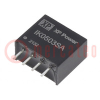 Converter: DC/DC; 250mW; Uin: 5V; Uout: 3.3VDC; Iout: 75.7mA; SIP