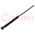 Fastener for fans and protections; Ømount.hole: 4.5mm; black