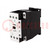 Contactor: 3-pole; NO x3; Auxiliary contacts: NC; 230VAC; 17A; 690V