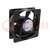 Ventilateur: DC; axial; 24VDC; 119x119x38mm; 237m3/h; 57dBA