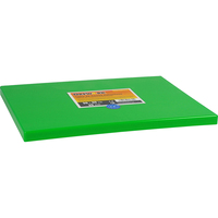 Tabla para cortar de polietileno - 35x25x2 cm - Verde