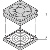SCHROFF Ersatzlüfter - LUEFTER SET 1 LUEFT.25MM