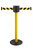 Modellbeispiel: Personenleitsystem -P-Line Famous-, gelb mit schwarz/gelbem Gurt (Art. 34177e-17)