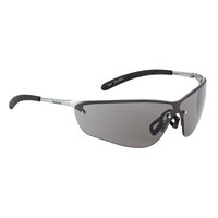 Schutzbrille bollé SILIUM, Sichtscheibe grau, Rahmen u. Bügel: Metall, EN 166