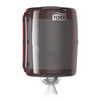 Tork Performance Innenabrollungsspender,Kunststoff, Schwarz/Rot, 32,8x44,7x30,2c