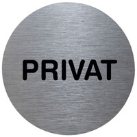 SignSystems Tello Protect Piktogramm Durchm.: 7 cm, Protect-Folie selbstklebend Version: 11 - Privat