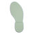 Bodenmarkierung rechter Fußabdruck,Alu,langnachleuchtend,Safety Marking, 21,00x8,50 cm