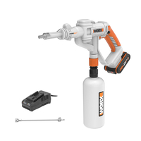 WORX 18 V (20 V MÁXIMO) PULVERIZADOR DE DESINFECCIÓN DE ALTA PRESIÓN 1 L WP650E, POWERSHARE, BOTELLA GRADUADA DE 1 L, 1 BOQUILLA