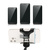 Handyhalterung FLEXMOBI mit Klemme / Schwanenhals ABS Kunststoff schwarz hjh OFFICE