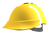 MSA V-Gard 200 Vented Safety Helmet Yellow