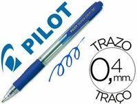 Bolígrafo AZUL Super Grip de Pilot -12 unidades