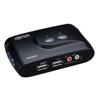 Tripp Lite B004-VUA2-K-R switch per keyboard-video-mouse (kvm) Nero