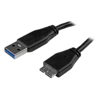 StarTech.com 15cm schlankes SuperSpeed USB 3.0 A auf Micro B Kabel - St/St