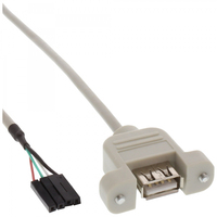 InLine 4043718132942 USB-kabel 0,4 m USB 2.0 USB A Wit
