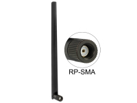 DeLOCK 88900 antena para red Antena omnidireccional RP-SMA 6 dBi
