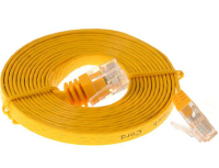 Helos CAT 6 5m netwerkkabel Geel Cat6 U/UTP (UTP)