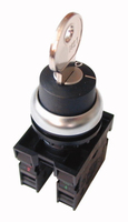 Eaton M22-WRS/K11 elektrische schakelaar Schakelaar met sleutel Zwart, Chroom