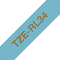 Brother TZE-RL34 printer ribbon Gold