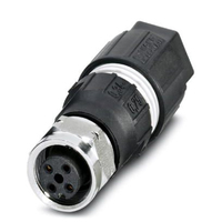 Phoenix Contact 1440782 kabel-connector M12 Zwart, Metallic