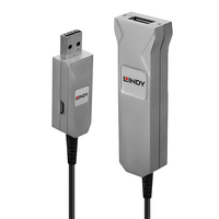 Lindy 42701 cable USB 50 m USB 3.2 Gen 1 (3.1 Gen 1) USB A Negro, Plata