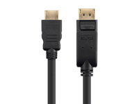 Monoprice 13370 video cable adapter 0.91 m DisplayPort HDMI Black
