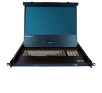 Raritan MCD-LED17108 commutateur écran, clavier et souris Grille de montage Noir