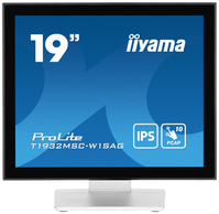 iiyama ProLite T1932MSC-W1SAG computer monitor 48,3 cm (19") 1280 x 1024 Pixels Full HD LED Touchscreen Tafelblad Wit