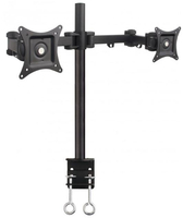 Techly ICA-LCD-482-D monitor mount / stand 78.7 cm (31") Black Desk
