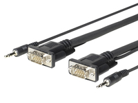 Vivolink PROVGAMCS7 video cable adapter 7 m VGA (D-Sub) + 3.5mm Black