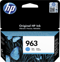 HP 963 oryginalny wkład atramentowy błękitny
