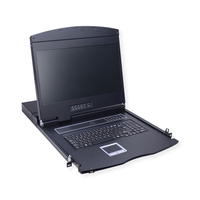 VALUE 26.99.0161 rack console Zwart