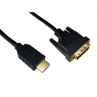 Cables Direct CDLDV-315 video cable adapter 15 m HDMI Type A (Standard) DVI-D Black