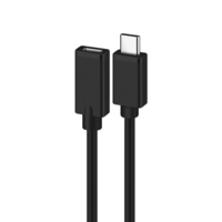 Ewent EC1037 cable USB 1,8 m USB 2.0 USB C Negro