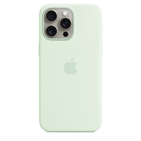 Apple Siliconenhoesje met MagSafe voor iPhone 15 Pro Max - Zacht mintgroen