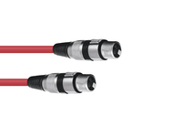 Omnitronic 30220900 audio cable 1.5 m XLR (3-pin) Red