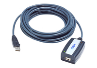 ATEN UE250 USB-kabel 5 m USB 2.0 USB A Zwart