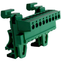 Camdenboss CTBPD96HJ/9FL terminal block 9 Green