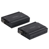 StarTech.com Extender HDMI Fibra Ottica - Kit trasmettitore/ricevitore audio video HDMI 4K e USB - 300m (MultiModale) - Estensore HDMI con 2 Moduli SFP+ 10G MMF - KVM Extender c...