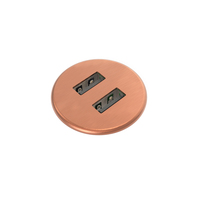 Kondator 935-PM30K socket-outlet 2 x USB A Copper