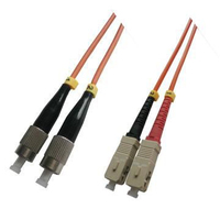Microconnect FIB720001 InfiniBand és száloptikai kábel 1 M FC SC Vörös