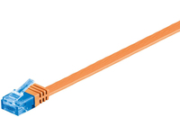 Microconnect V-UTP6A005O-FLAT cavo di rete Arancione 0,5 m Cat6a U/UTP (UTP)